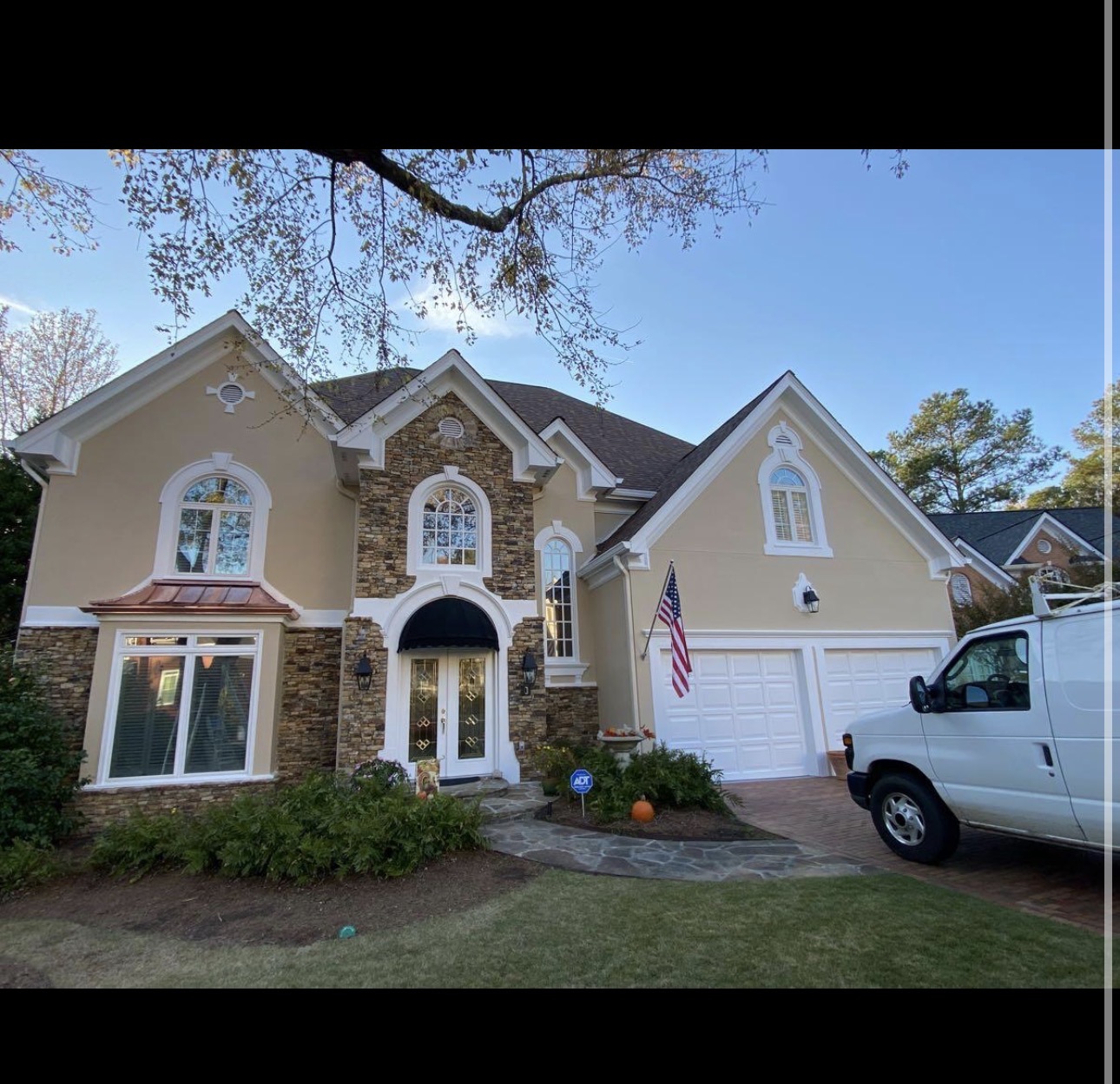 Stucco, trim & accents